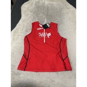 New Sugoi Women's Red Camisole Triathlon‎ Tri Tank Shirt Size 3XL Chicago
